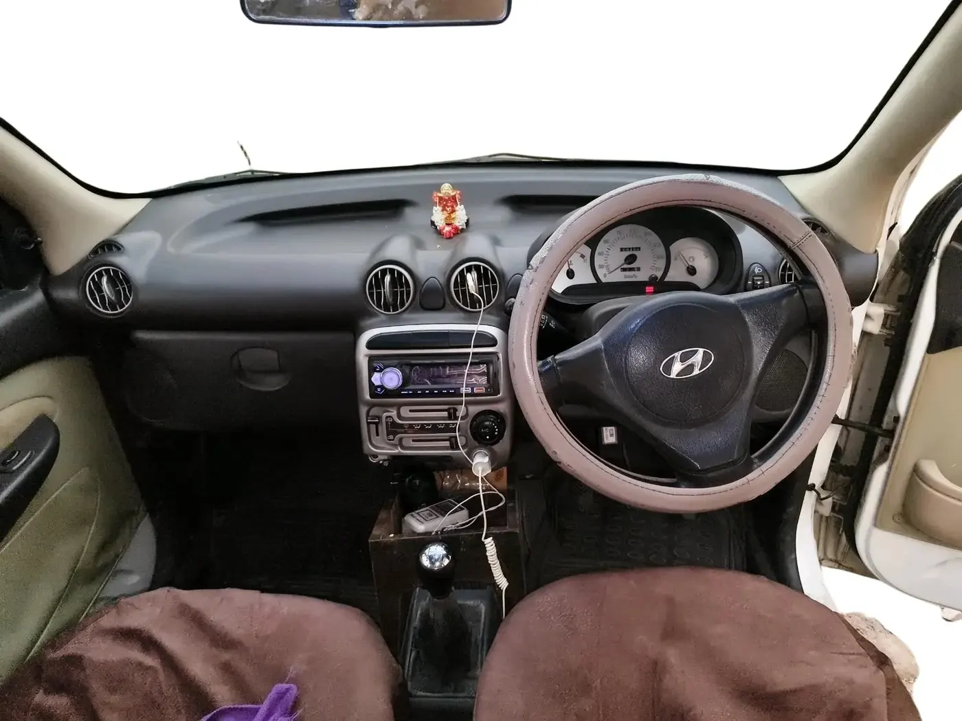 2012 Hyundai Santro Xing GLS, Petrol, Manual, 1,09,438 km, interior