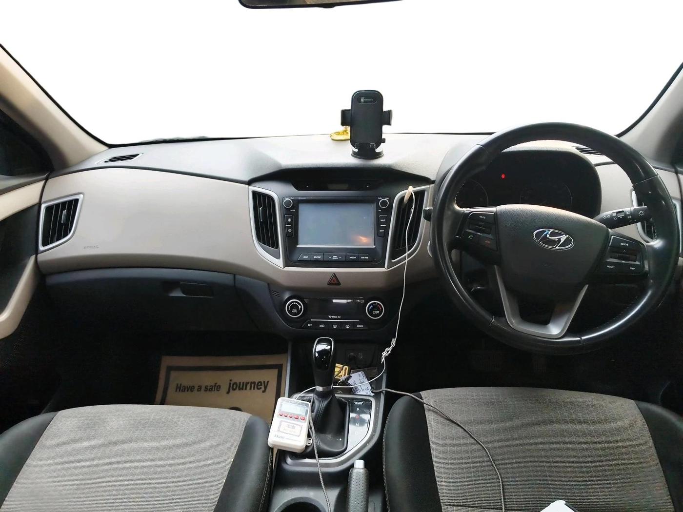 2017 Hyundai Creta SX PLUS AT 1.6 DIESEL, Diesel, Automatic, 82,018 km, interior