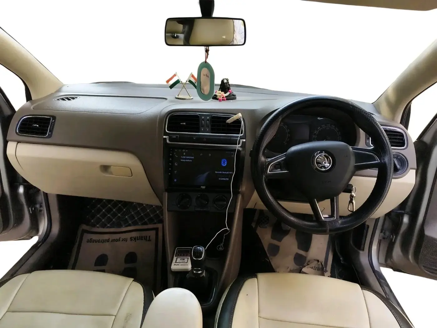 2015 Skoda Rapid AMBITION 1.5 TDI, Diesel, Manual, 1,65,048 km, interior