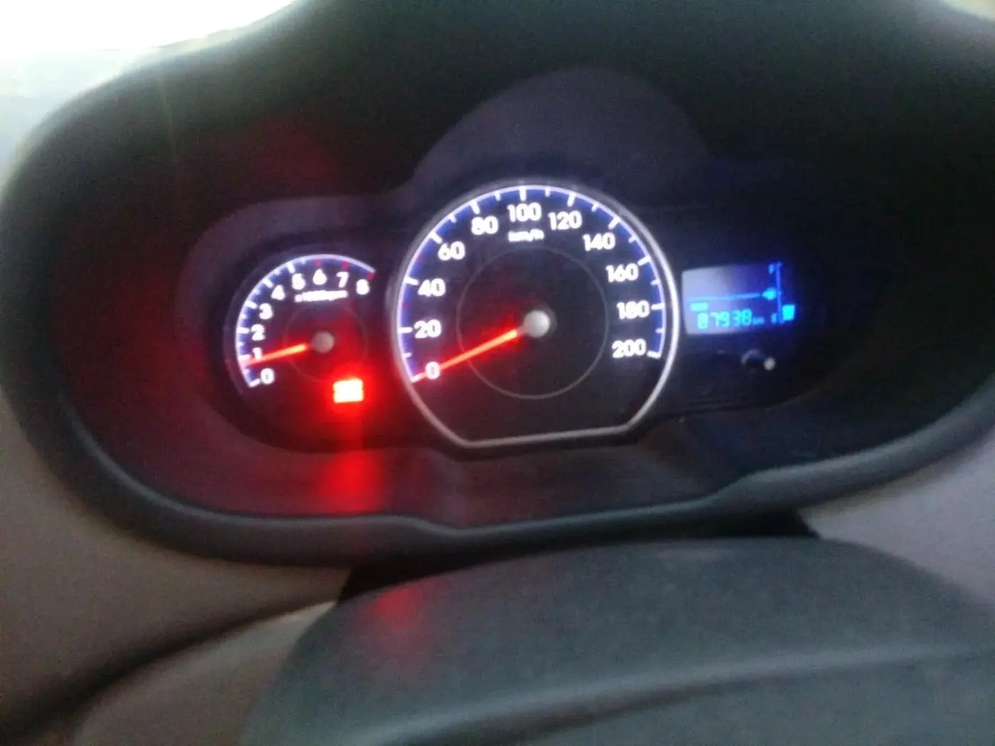 2012 Hyundai i10 MAGNA 1.1, CNG, Manual, 87,996 km, interior