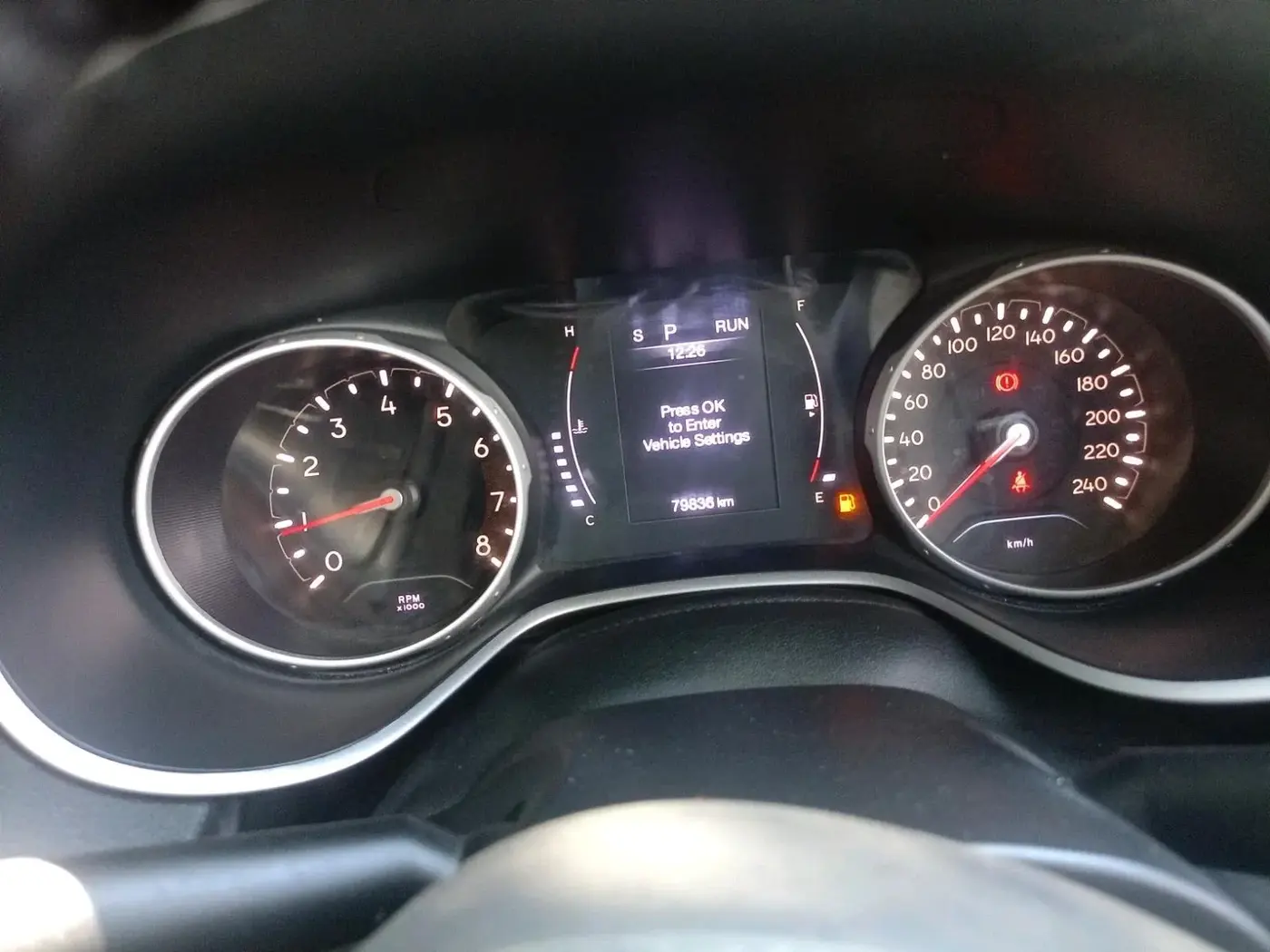 2019 Jeep Compass LIMITED PLUS PETROL AT, Petrol, Automatic, 79,836 km, interior