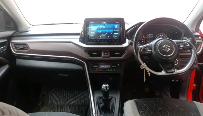 2022 Maruti BREZZA ZXI + SMART HYBRID, Petrol, Manual, 42,348 km, interior