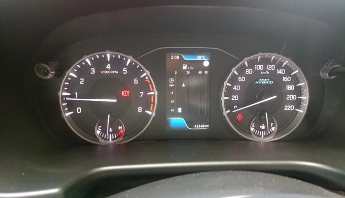 2022 Maruti BREZZA ZXI + SMART HYBRID, Petrol, Manual, 42,348 km, interior