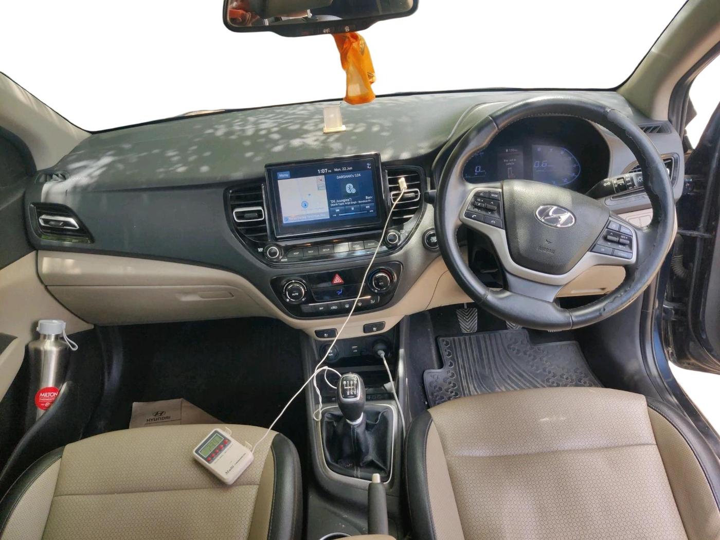 2021 Hyundai Verna SX (O)1.5 MPi, Petrol, Manual, 1,67,161 km, interior