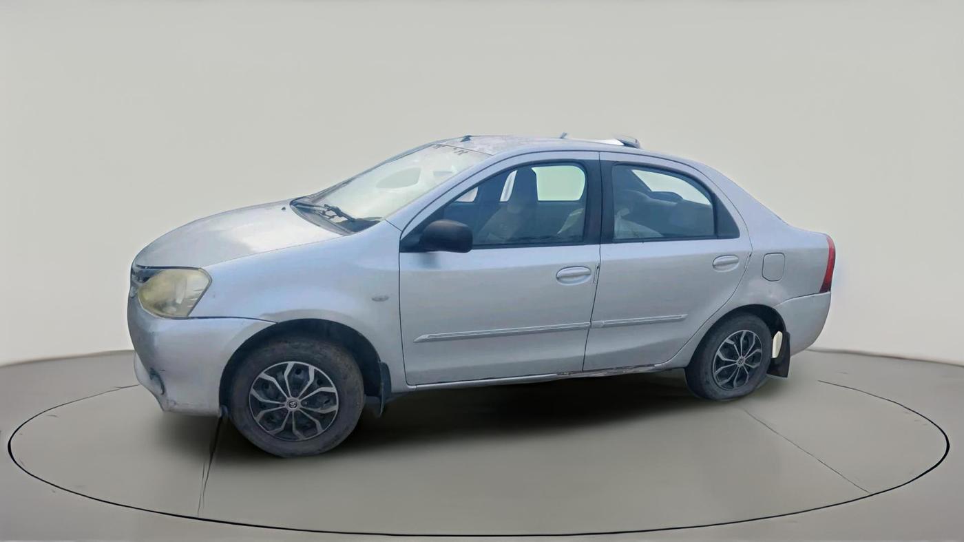 2011 Toyota Etios G, CNG, Manual, 1,91,207 km, exterior