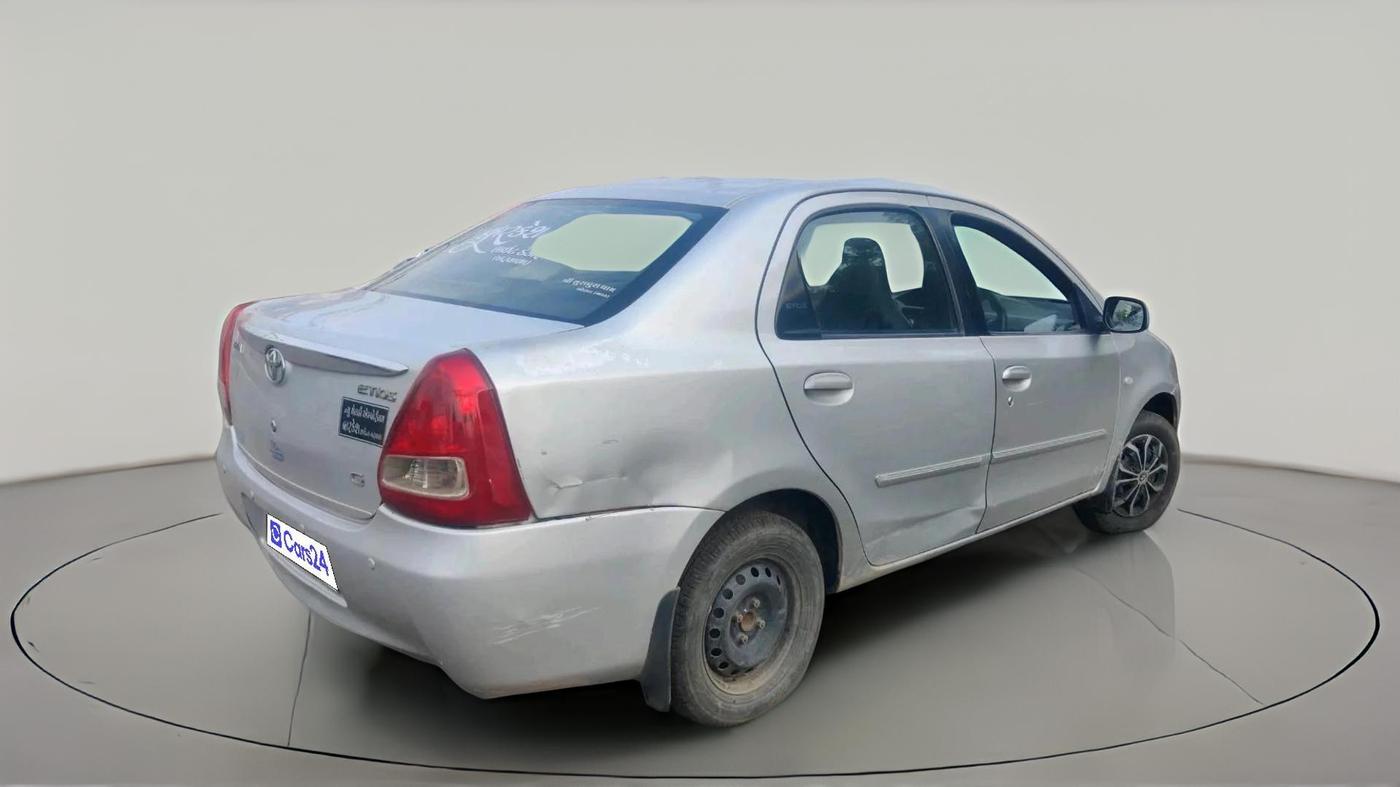 2011 Toyota Etios G, CNG, Manual, 1,91,207 km, exterior
