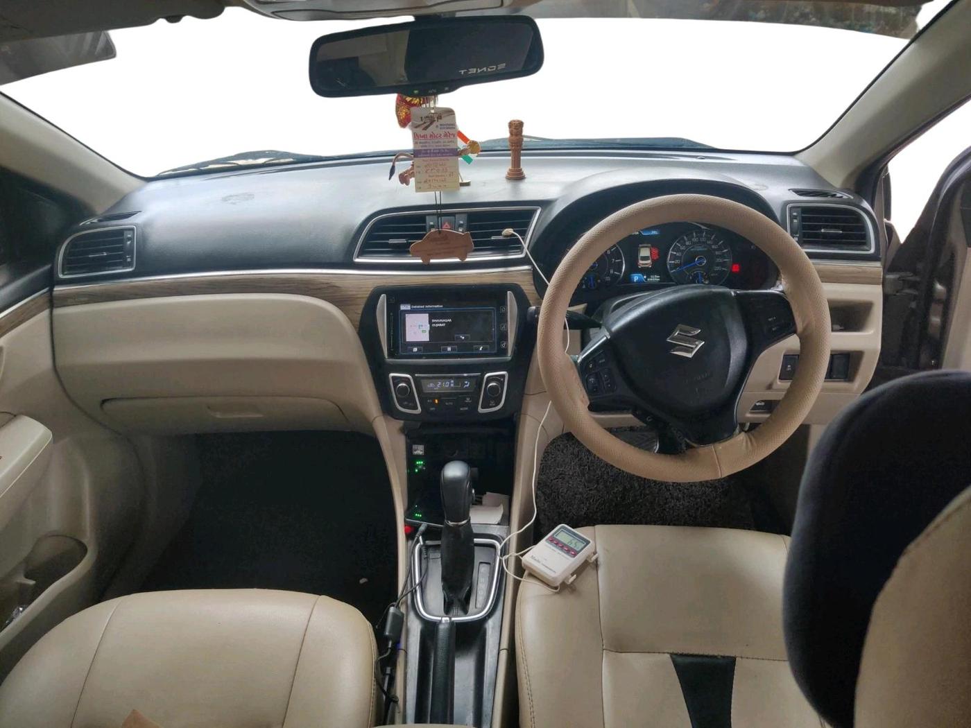 2018 Maruti Ciaz ALPHA  AT 1.5 SHVS PETROL, CNG, Automatic, 93,033 km, interior