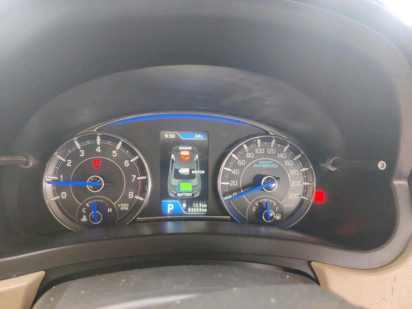 2018 Maruti Ciaz ALPHA  AT 1.5 SHVS PETROL, CNG, Automatic, 93,033 km, interior