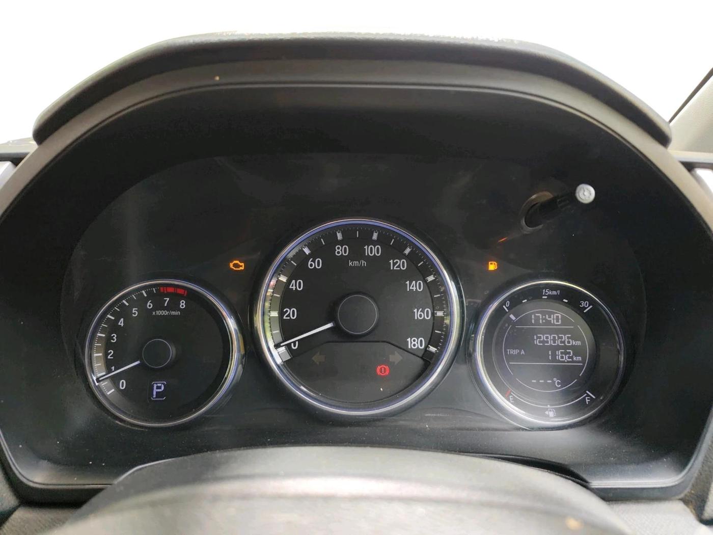 2017 Honda BR-V 1.5L I-VTEC V CVT, CNG, Automatic, 1,29,026 km, interior