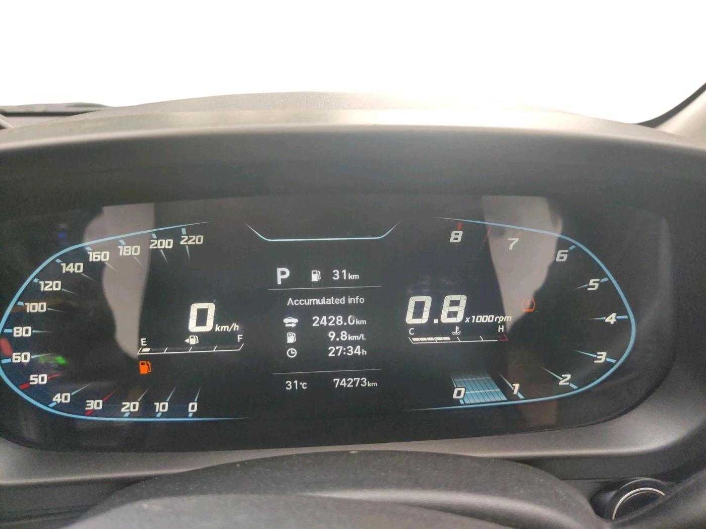 2020 Hyundai NEW I20 ASTA 1.0 GDI TURBO DCT, Petrol, Automatic, 74,273 km, interior