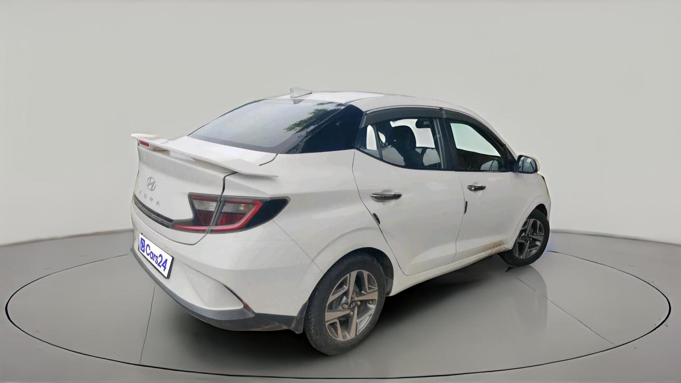 2024 Hyundai AURA SX 1.2 CNG, CNG, Manual, 62,380 km, exterior