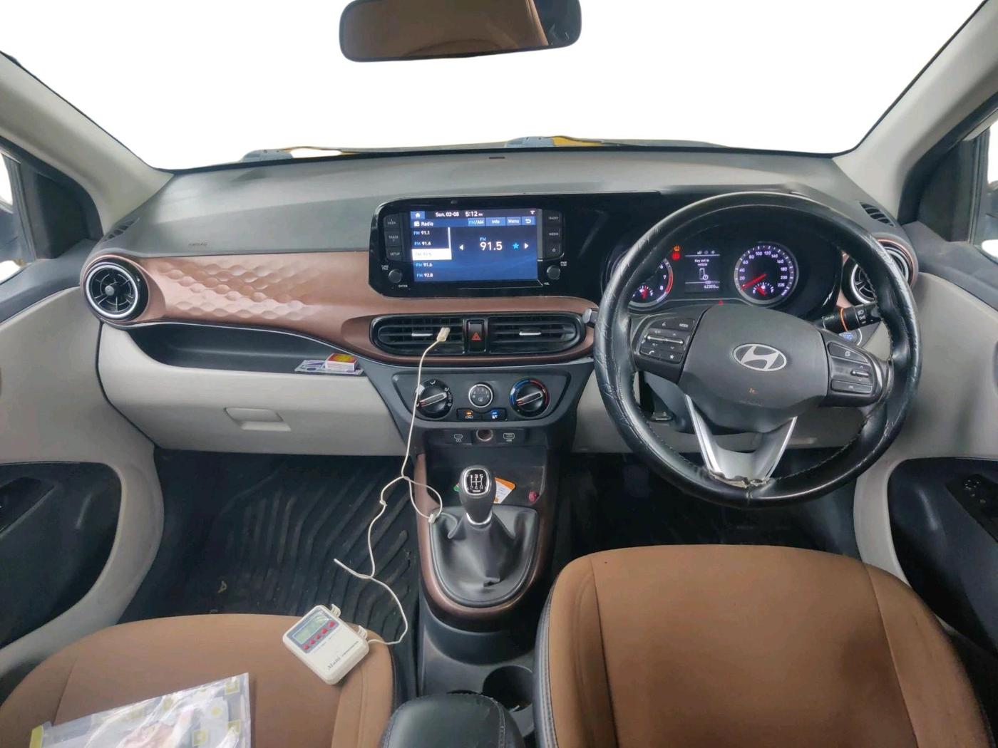 2024 Hyundai AURA SX 1.2 CNG, CNG, Manual, 62,380 km, interior