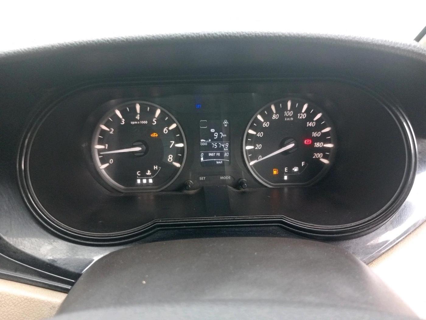 2016 Tata Zest XM PETROL, Petrol, Manual, 75,749 km, interior