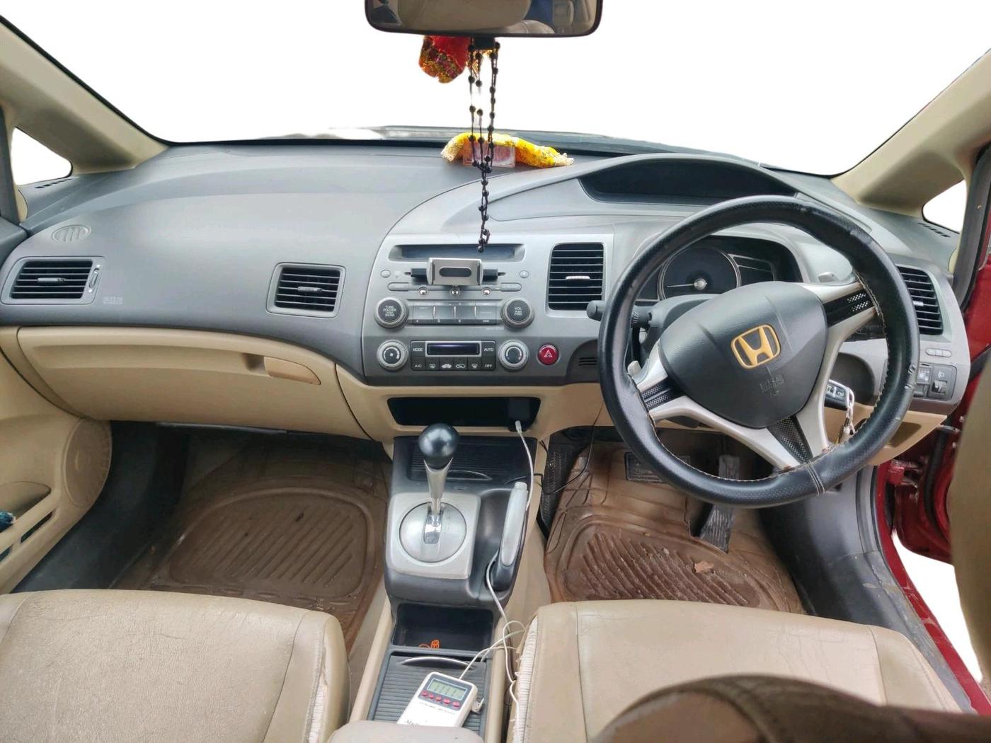 2009 Honda Civic 1.8L I-VTEC V AT, CNG, Automatic, 1,22,312 km, interior