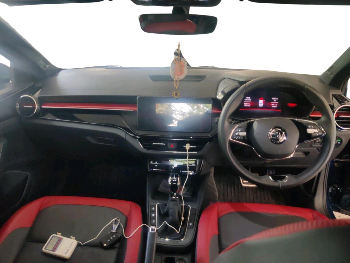 2025 Skoda SLAVIA Monte Carlo 1.5L TSI DSG, Petrol, Automatic, 4,657 km, interior