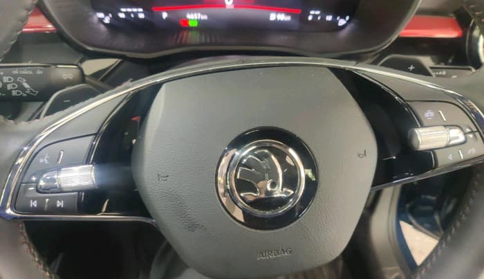 2025 Skoda SLAVIA Monte Carlo 1.5L TSI DSG, Petrol, Automatic, 4,657 km, interior