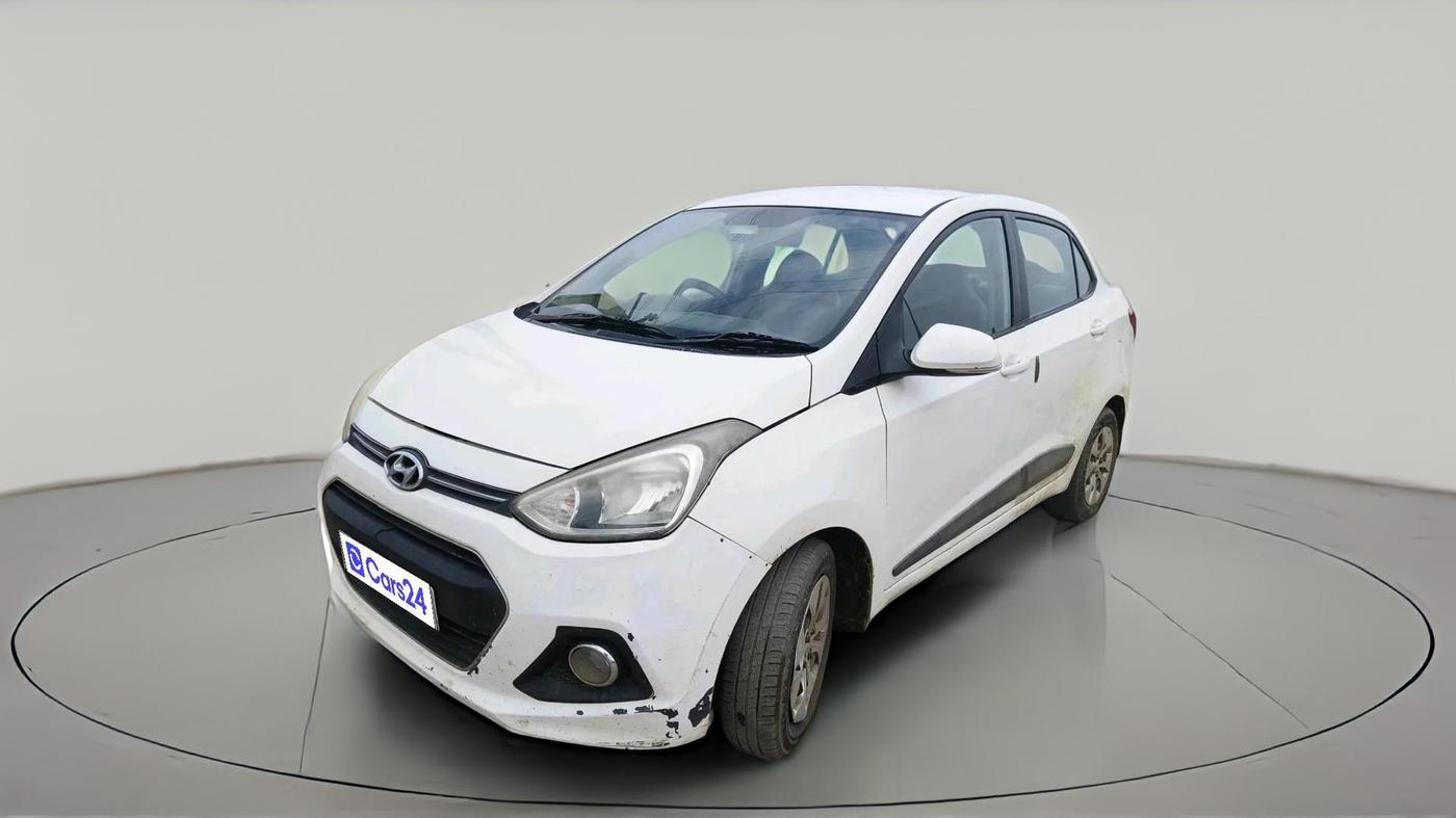 2014 Hyundai Xcent S 1.2, CNG, Manual, 1,25,073 km, exterior