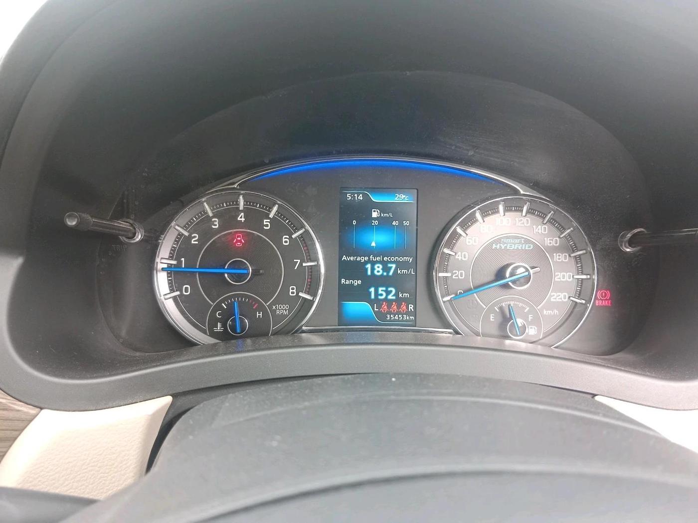 2025 Maruti Ciaz ALPHA 1.5 SHVS PETROL, Petrol, Manual, 35,453 km, interior