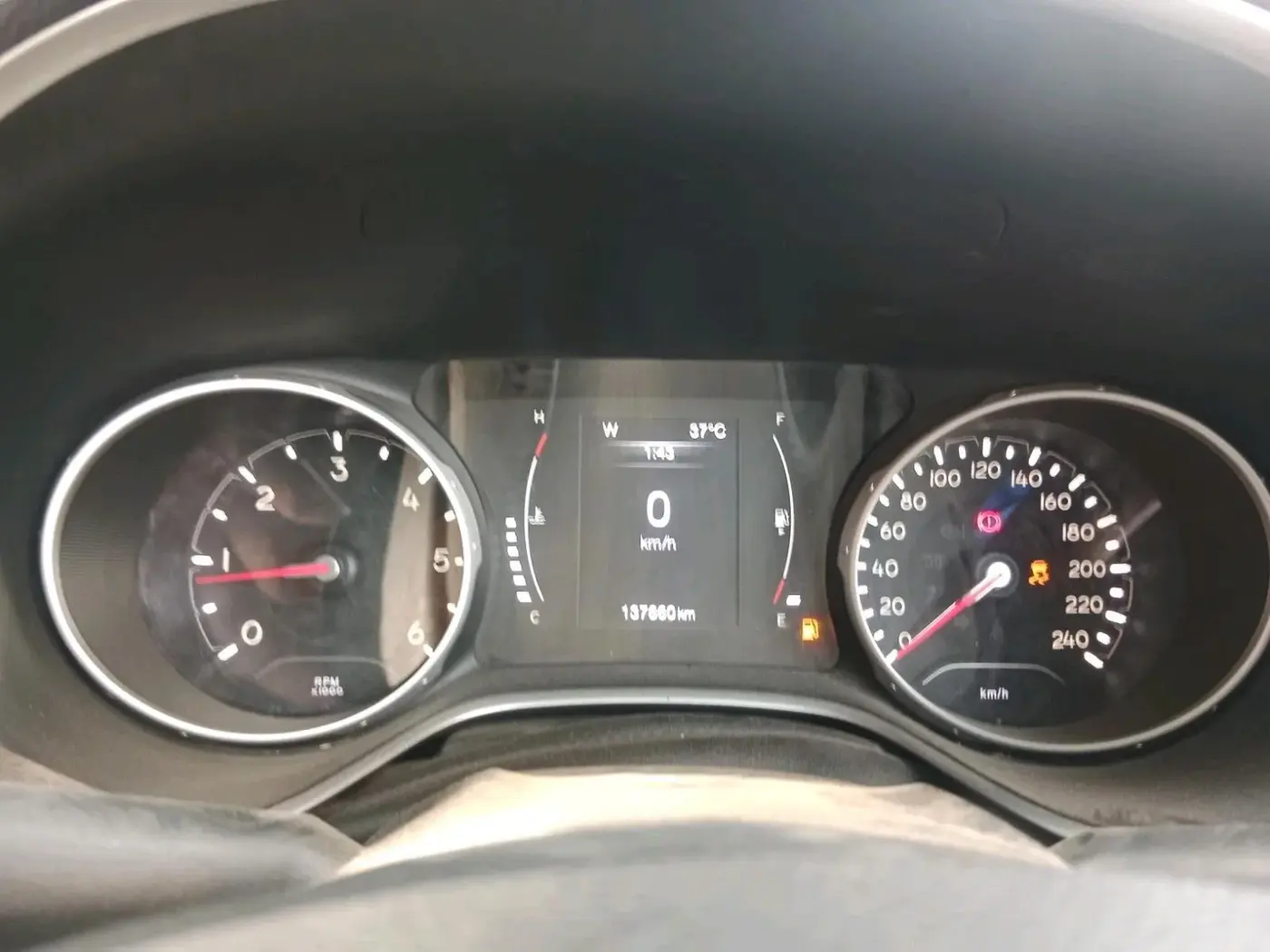 2018 Jeep Compass LONGITUDE (O) 2.0 DIESEL, Diesel, Manual, 1,37,660 km, interior
