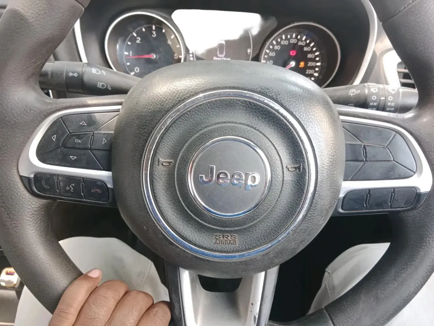 2018 Jeep Compass LONGITUDE (O) 2.0 DIESEL, Diesel, Manual, 1,37,660 km, interior