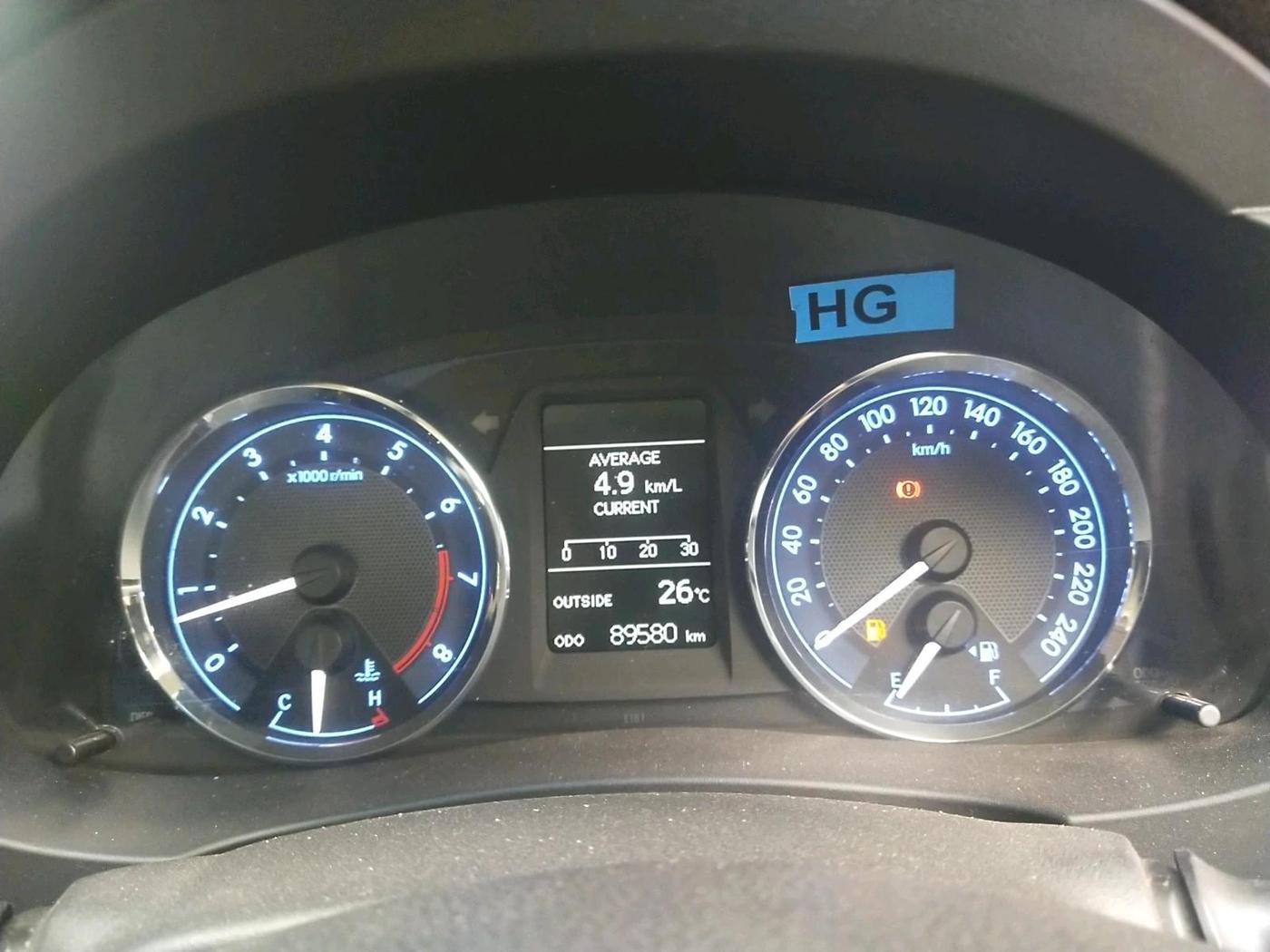2015 Toyota Corolla Altis G PETROL, Petrol, Manual, 89,580 km, interior