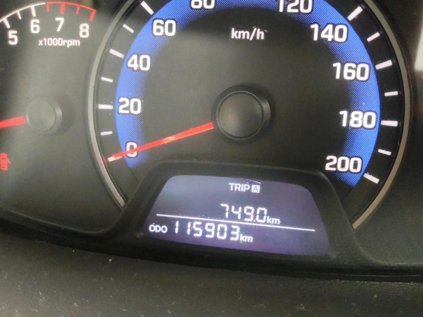 2016 Hyundai Xcent BASE 1.2, Petrol, Manual, 1,15,903 km, interior