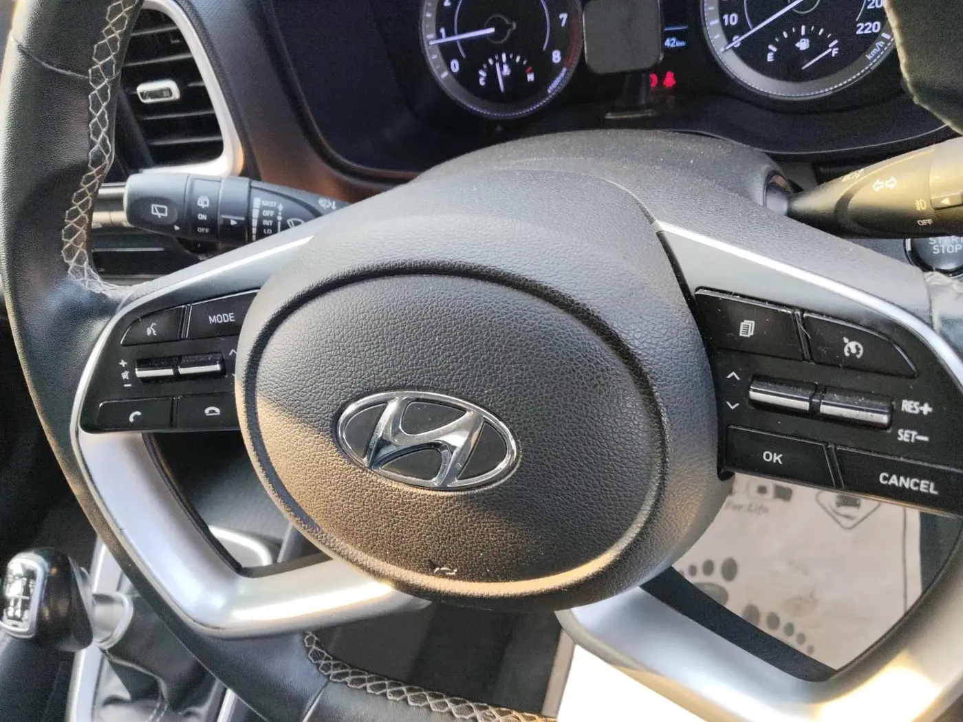 2020 Hyundai VENUE SX 1.0 (O) TURBO IMT, Petrol, Manual, 65,442 km, interior