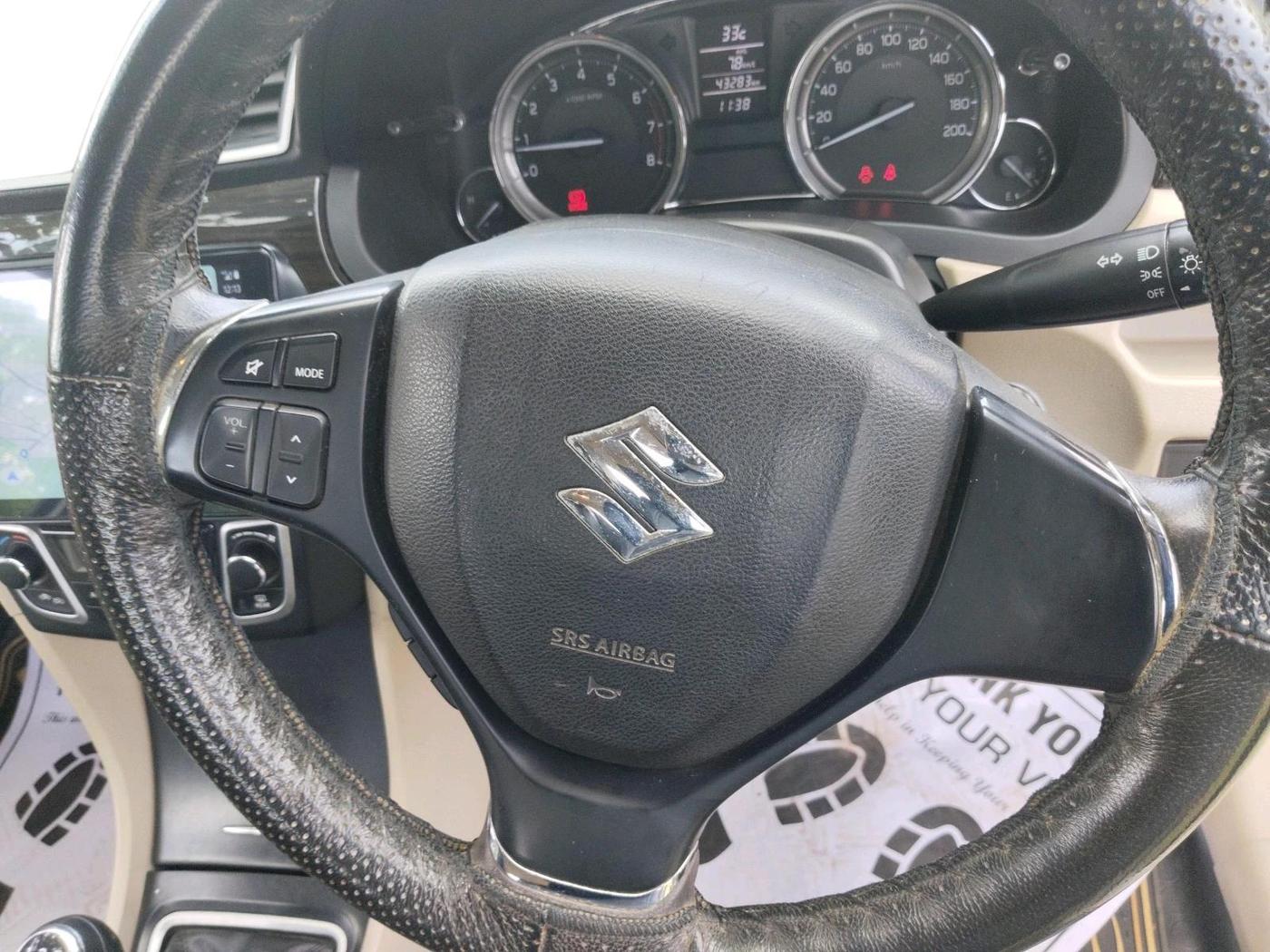 2017 Maruti Ciaz VXI+, Petrol, Manual, 43,283 km, interior