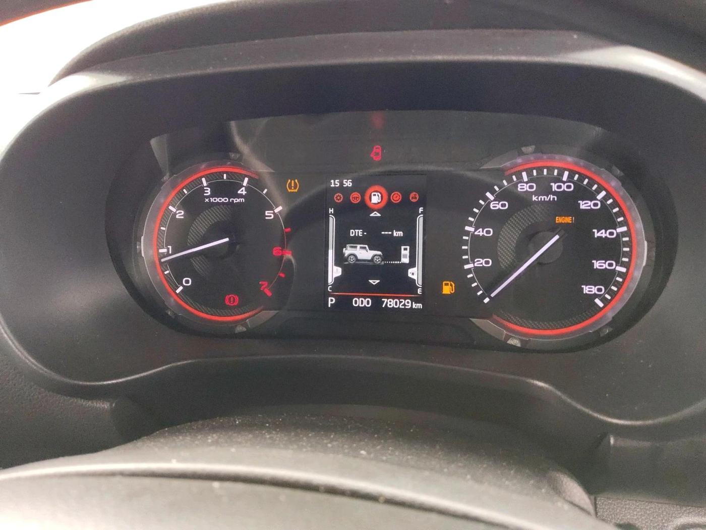 2022 Mahindra Thar LX PETROL HT 4WD AT, Petrol, Automatic, 78,029 km, interior