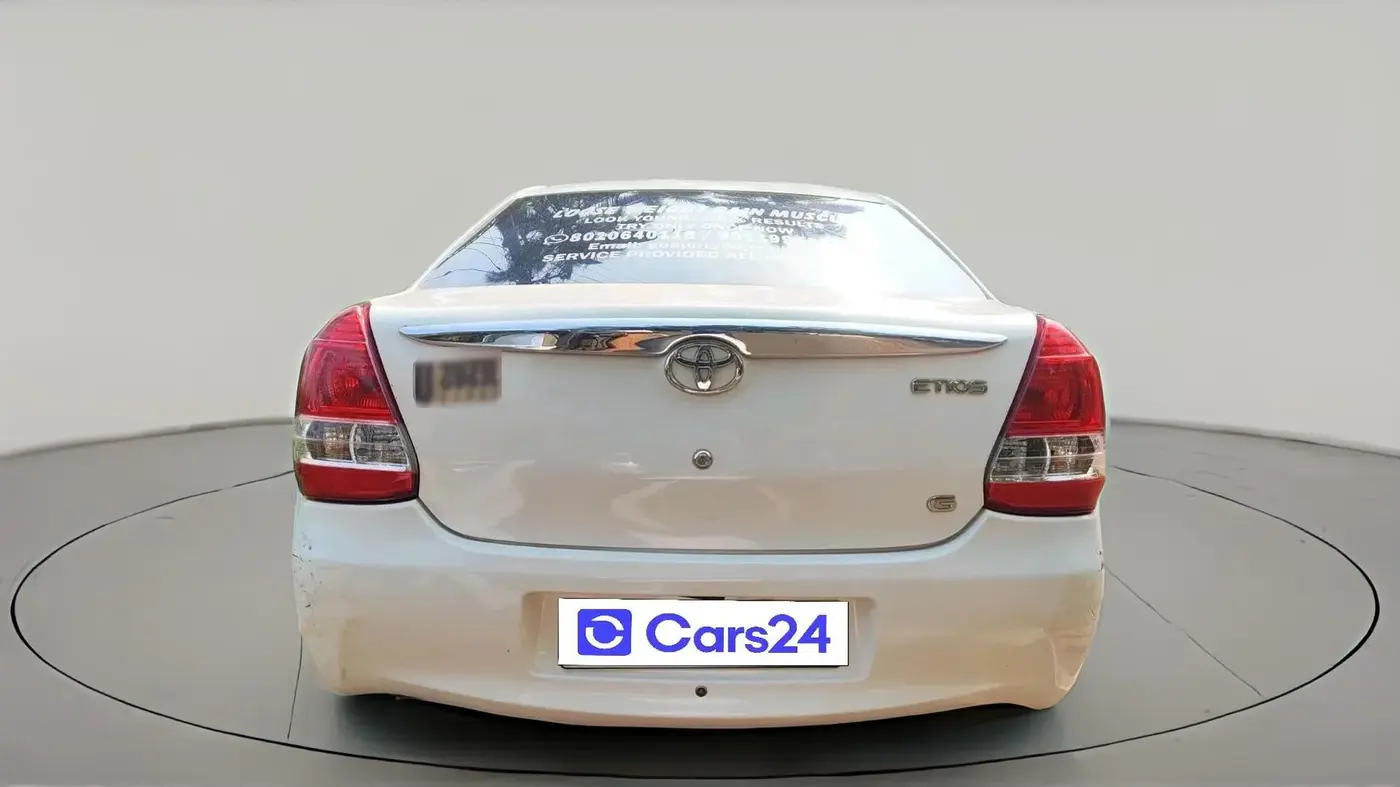 2013 Toyota Etios G, Petrol, Manual, 1,12,029 km, exterior