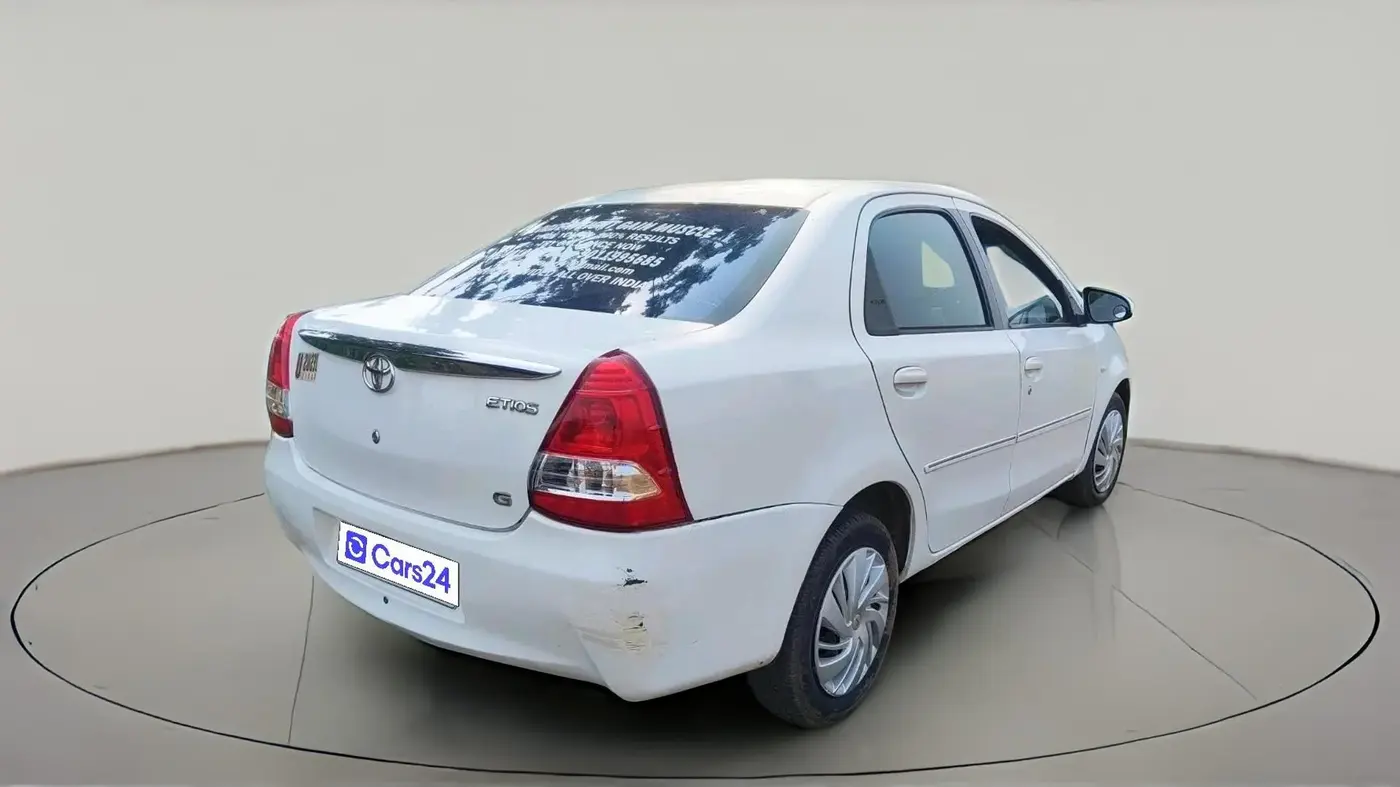 2013 Toyota Etios G, Petrol, Manual, 1,12,029 km, exterior