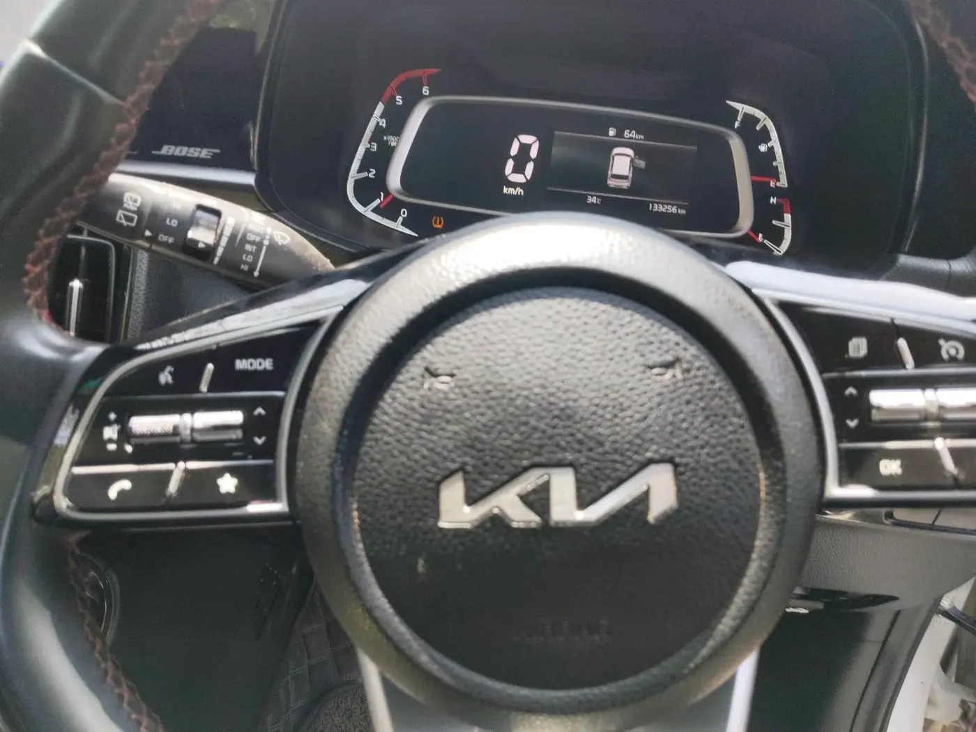 2021 KIA SONET GTX PLUS 1.5, Diesel, Manual, 1,33,256 km, interior