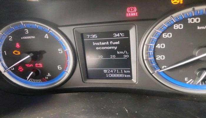 2016 Maruti S Cross ZETA 1.3, Diesel, Manual, 1,08,888 km, interior