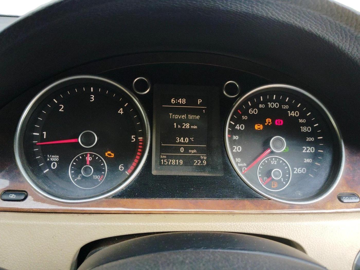2009 Volkswagen Passat HIGHLINE DSG, Diesel, Automatic, 1,57,819 km, interior