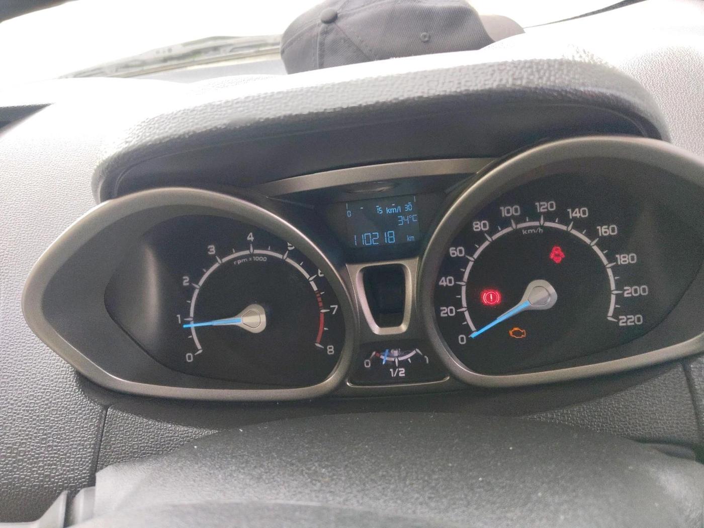 2015 Ford Ecosport TITANIUM 1.5L PETROL, Petrol, Manual, 1,10,218 km, interior
