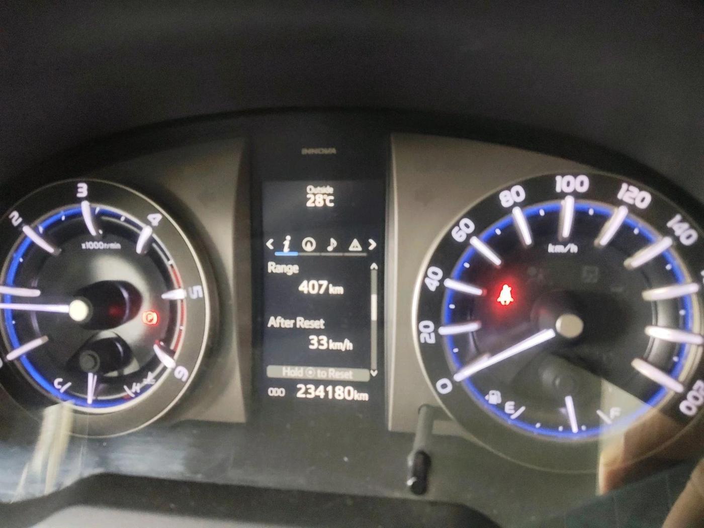 2018 Toyota Innova Crysta 2.4 VX 8 STR, Diesel, Manual, 2,34,180 km, interior