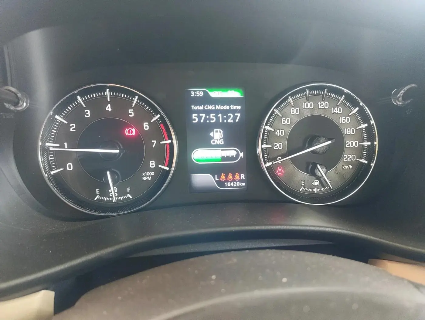 2025 Toyota Glanza G E-CNG, CNG, Manual, 16,420 km, interior