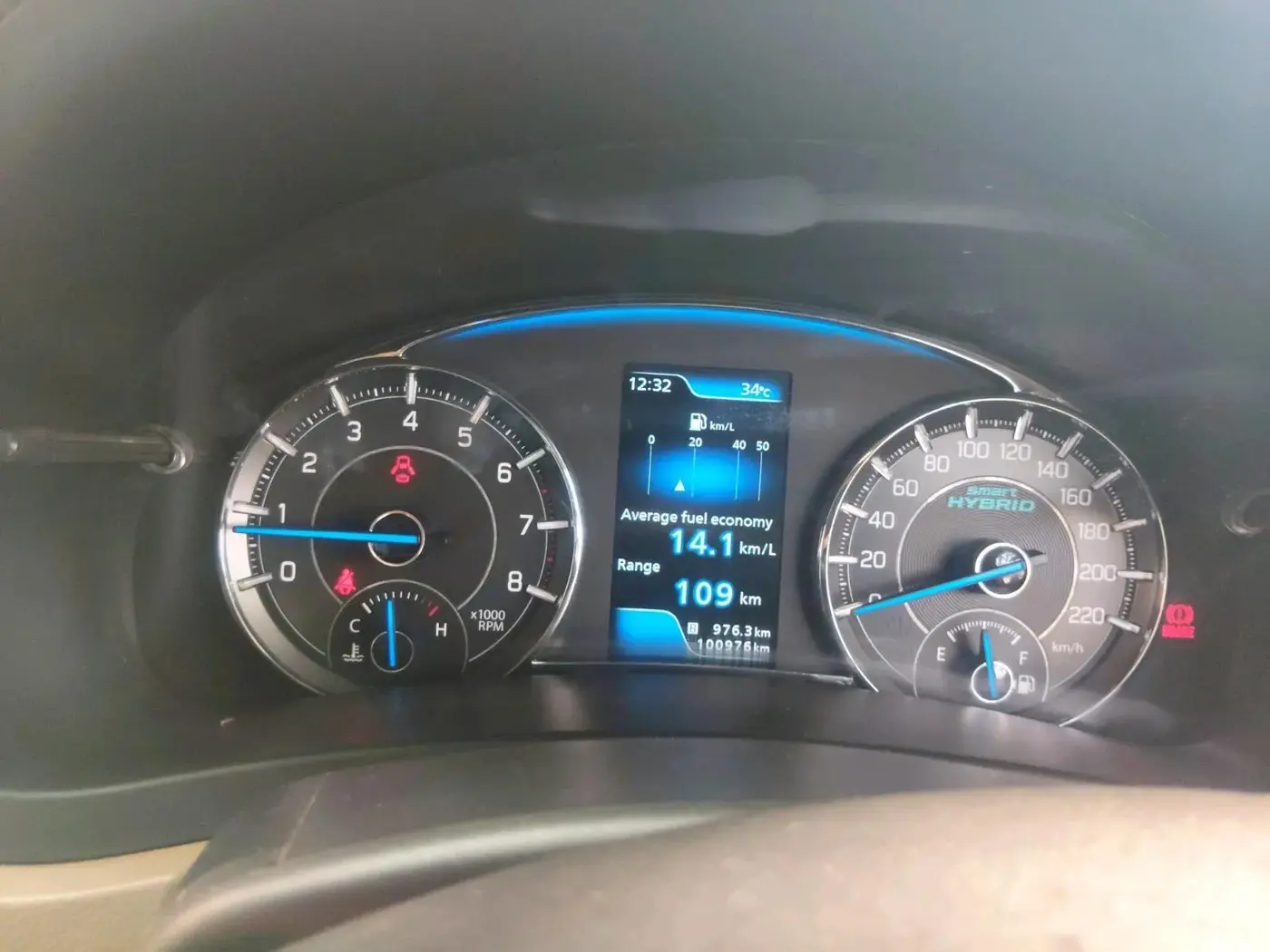 2019 Maruti Ciaz DELTA 1.5 SHVS MT PETROL, Petrol, Manual, 1,00,976 km, interior