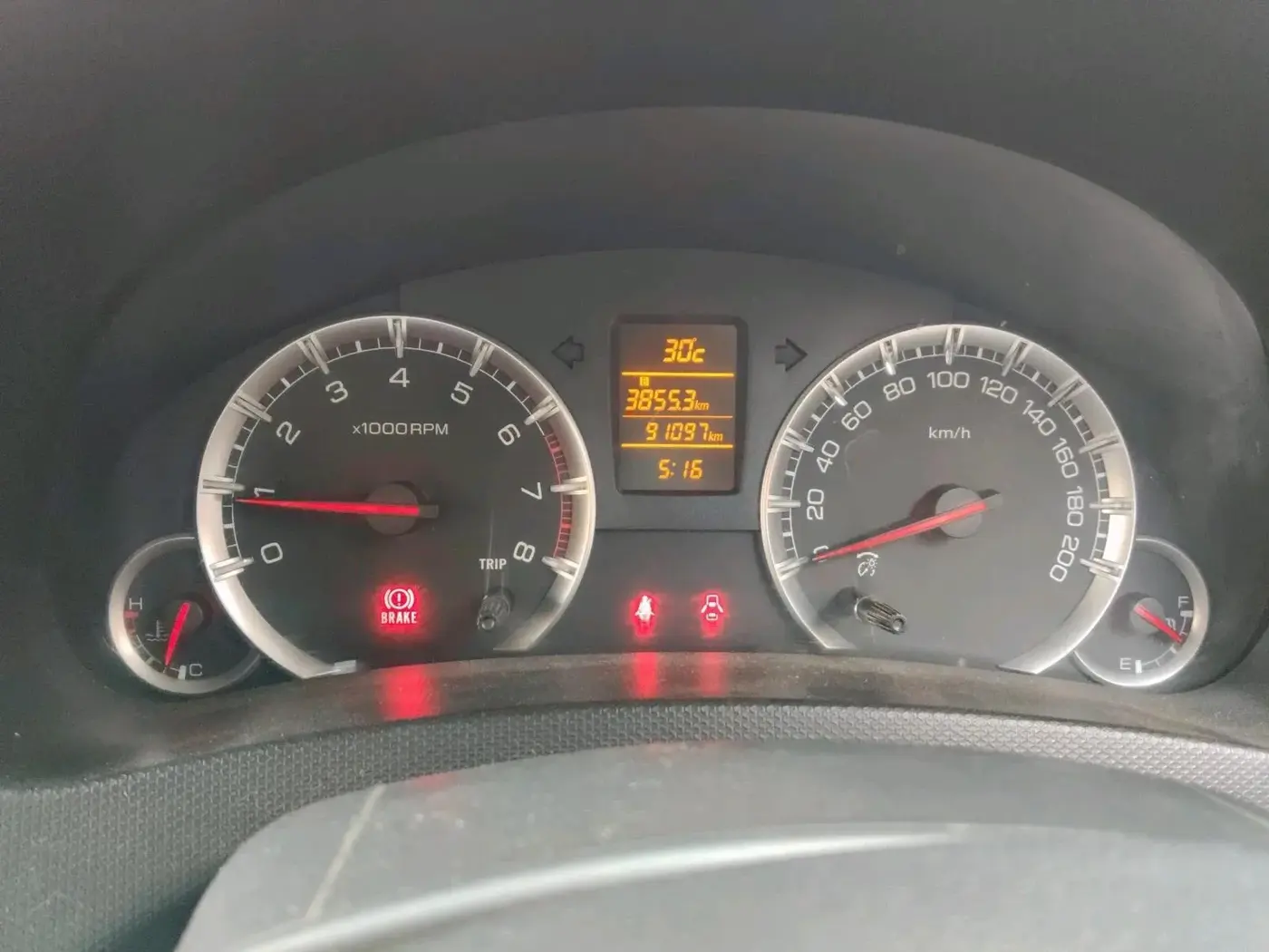 2014 Maruti Swift ZXI, Petrol, Manual, 91,097 km, interior