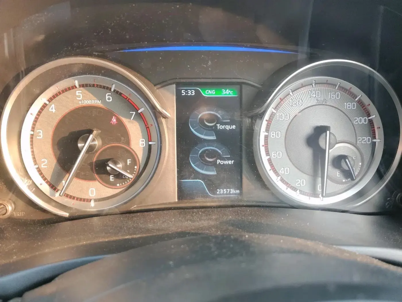2024 Maruti XL6 ZETA CNG, CNG, Manual, 23,573 km, interior
