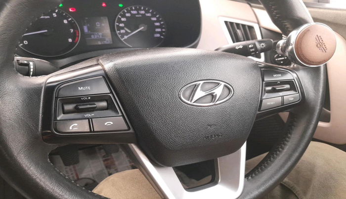 2018 Hyundai Creta E PLUS 1.6 PETROL, CNG, Manual, 61,752 km, interior