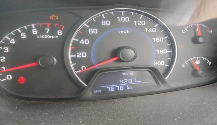 2016 Hyundai Grand i10 SPORTZ 1.2 KAPPA VTVT, CNG, Manual, 76,781 km, interior