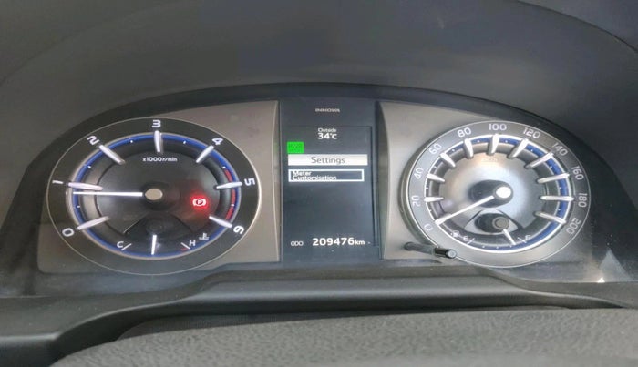 2017 Toyota Innova Crysta 2.4 VX 7 STR, Diesel, Manual, 2,09,476 km, interior