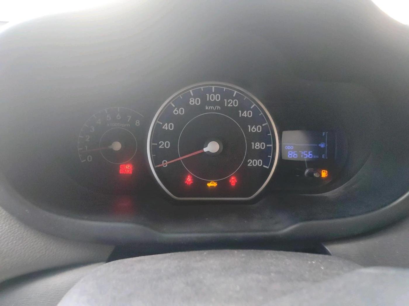 2012 Hyundai i10 SPORTZ 1.2, Petrol, Manual, 86,756 km, interior