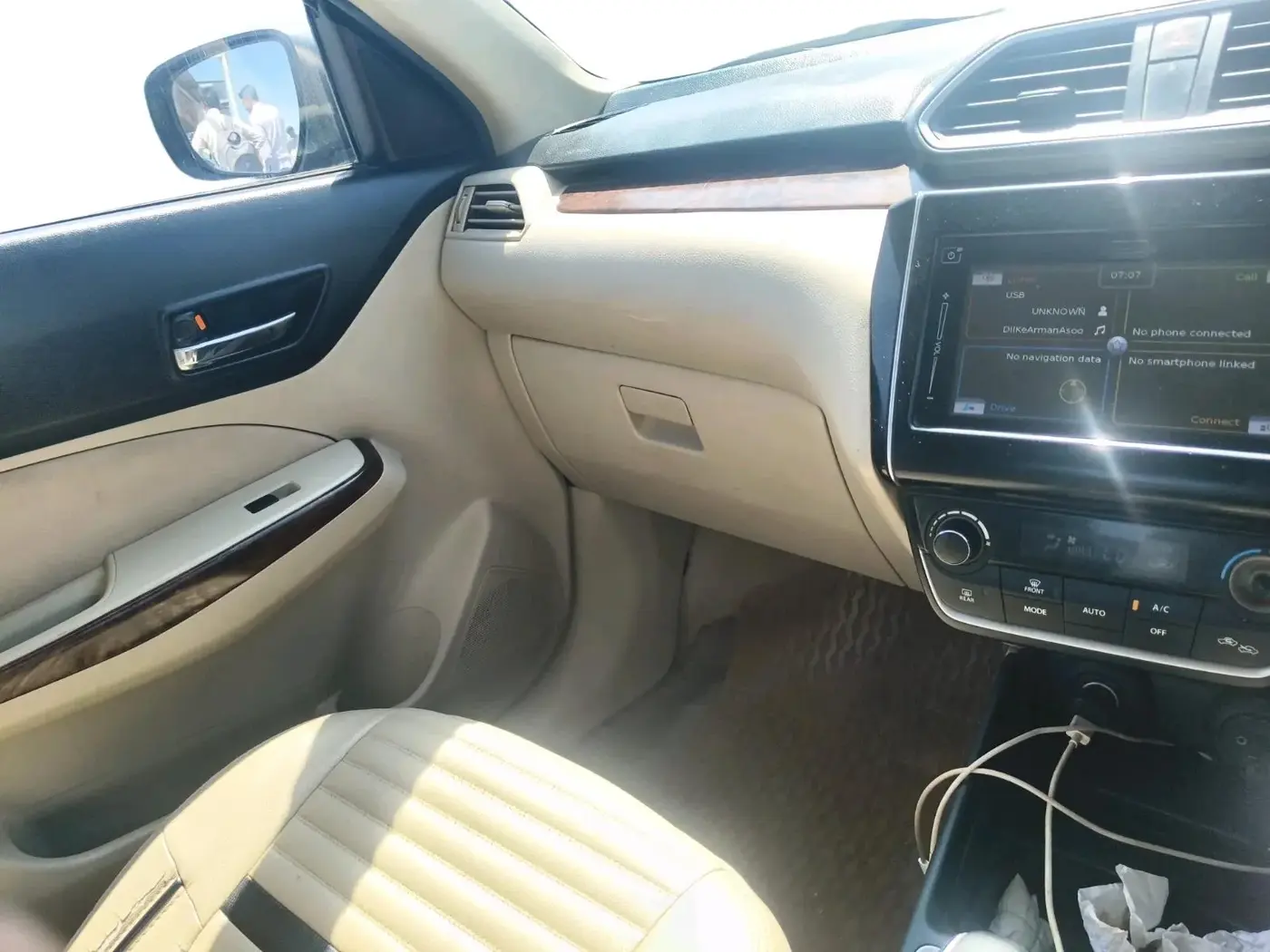 2019 Maruti Dzire ZXI PLUS AMT, Petrol, Automatic, 1,14,973 km, interior