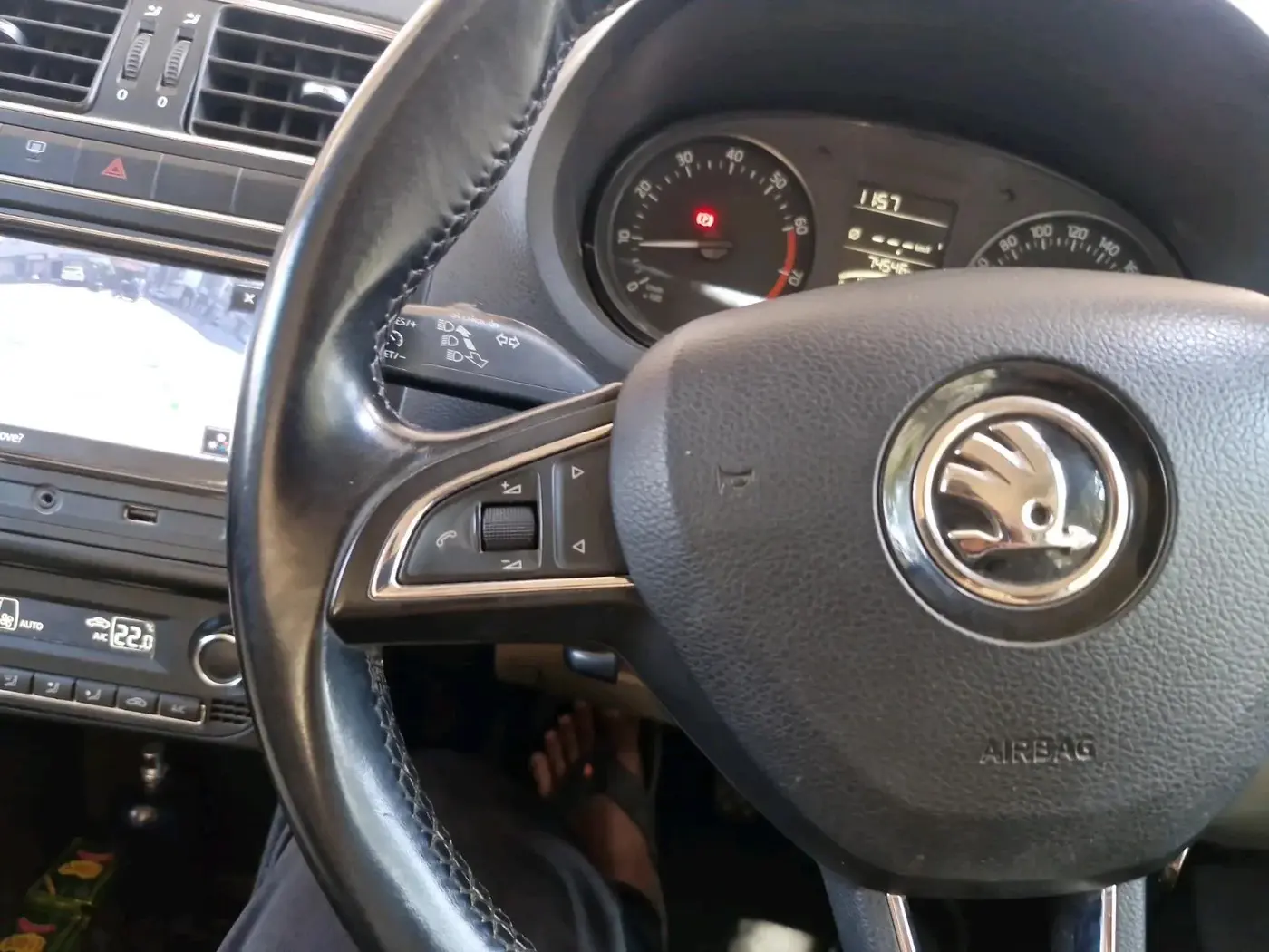 2019 Skoda Rapid STYLE 1.6 MPI, Petrol, Manual, 74,546 km, interior