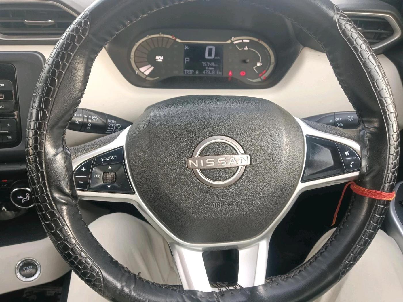 2021 Nissan MAGNITE XL TURBO CVT, Petrol, Automatic, 75,749 km, interior