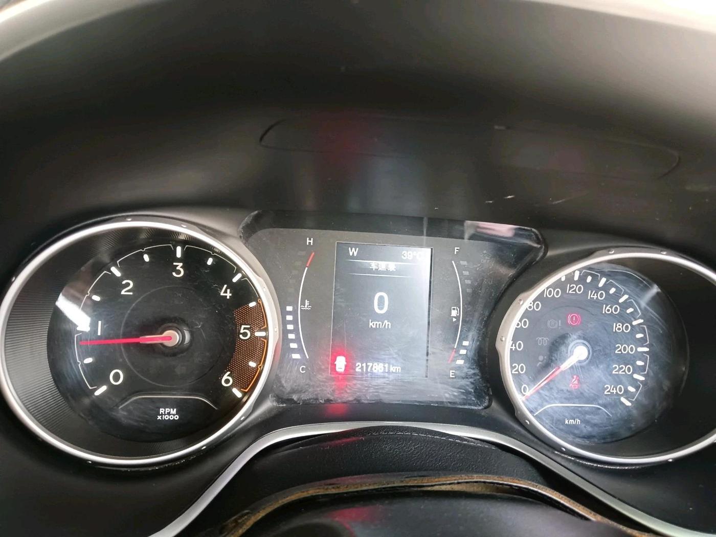 2018 Jeep Compass LIMITED (O) 2.0 DIESEL, Diesel, Manual, 2,17,861 km, interior