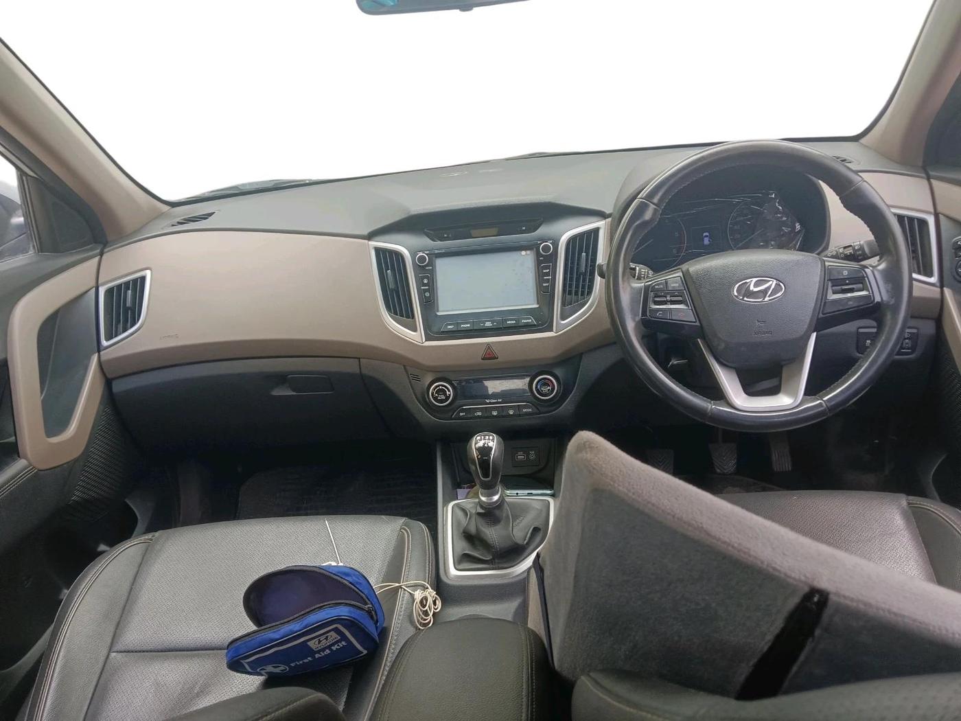 2017 Hyundai Creta SX (O) 1.6 DIESEL, Diesel, Manual, 45,289 km, interior