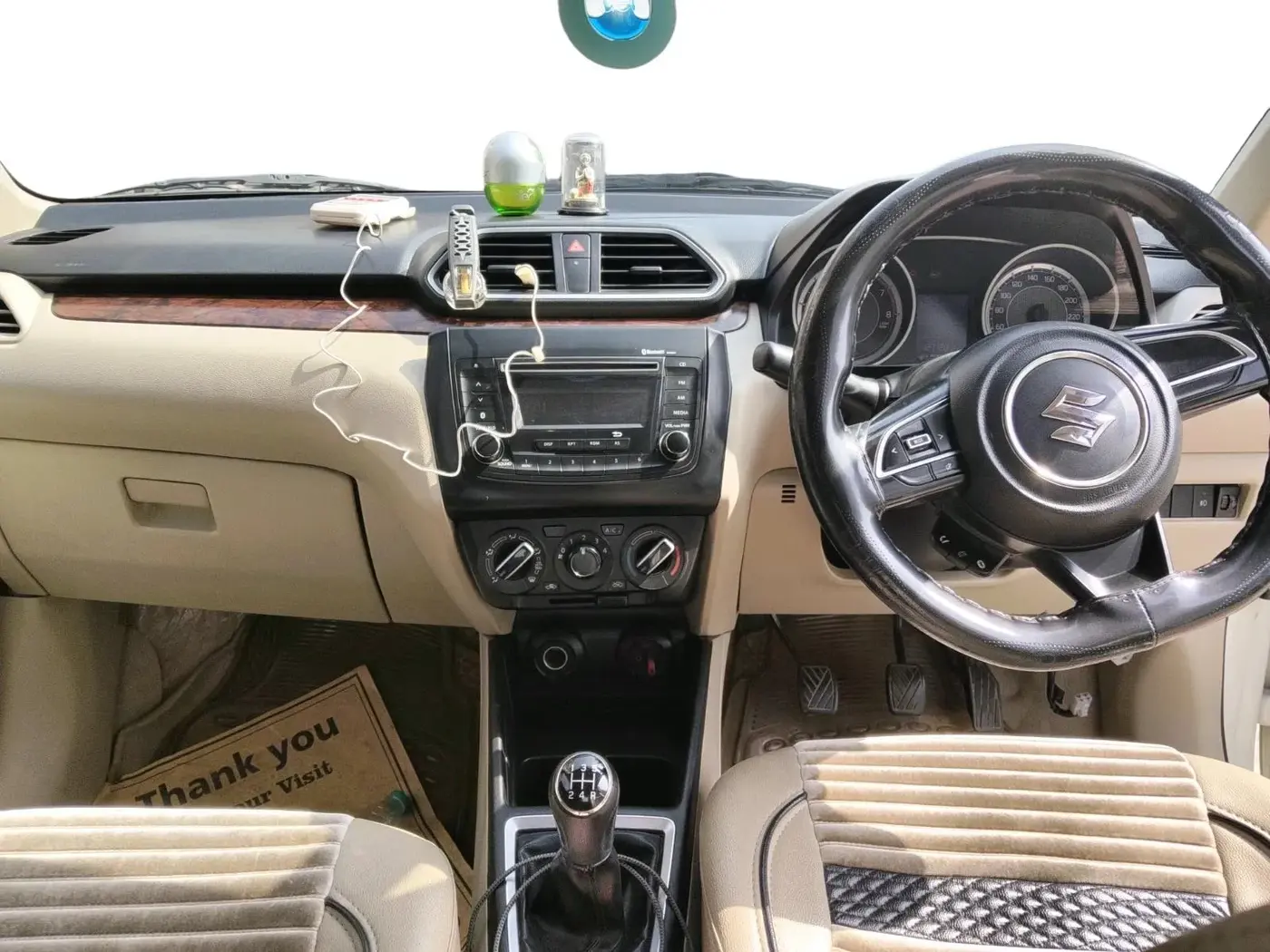 2017 Maruti Dzire VXI, Petrol, Manual, 1,28,408 km, interior